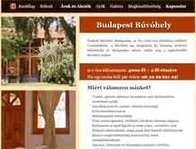Tablet Screenshot of budapestbuvohely.com